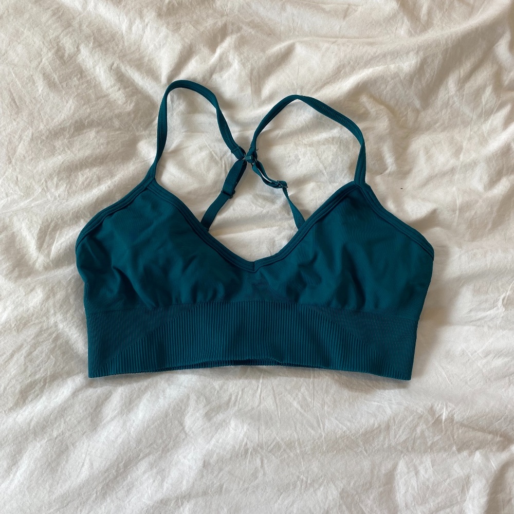 LULULEMON teal sports bra - Convertible
